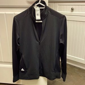 Women’s Adidas textured full zip jacket
